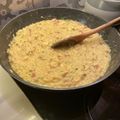 El cooksnap de Raul Espino cuando hizo Risotto de pollo.