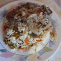 El cooksnap de Gerardo Urrutia cuando hizo Arroz graneado.