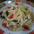 Cooksnap dari Ratmiaji Zaki untuk resep Spaghetti Aglio Olio Ayam