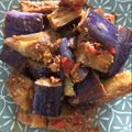 Cooksnap Audrey J semasa beliau membuat Terung balado.