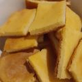 El cooksnap de Jessica Rivarola cuando hizo Fainá en licuadora.