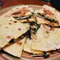El cooksnap de Noa Rigo cuando hizo Quesadillas de acelga con queso fundido.