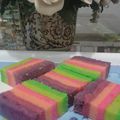 Cooksnap dari Urfa Nuha untuk resep Rainbow cake kukus lembut