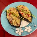 El cooksnap de Ana Muñoz cuando hizo Berenjena rellena de quinoa atún y pimientos.