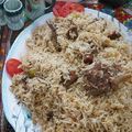 Khalida Misbah's cooksnap of when they made Beef Yakhni Pulao.