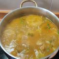 El cooksnap de Conchi Lata cuando hizo Medallones de merluza en salsa con marisco.