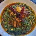 Kumkum Chatterjee's cooksnap of when they made Sarson Ka Saag.