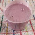 El cooksnap de Beca cuando hizo Batido de moras y banano.