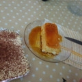 El cooksnap de Priscila cuando hizo Tarta de queso con caramelo y piñones.