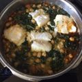 El cooksnap de Pepe cuando hizo Potaje de garbanzos con bacalao y espinacas versión exprés.