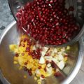 Rajeshwari Bhat's cooksnap of when they made Peanuts and fruit salad.