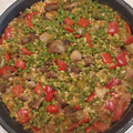 El cooksnap de Ana Barco cuando hizo Arroz montañés con magro y costilla de cerdo 🥘.