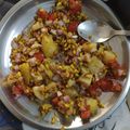 Traapti tayal का कुकस्नैप जब उन्होंने स्प्राउट्स चाट (Sprouts chaat recipe in hindi) बनाया था।