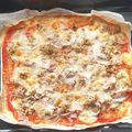 El cooksnap de Sandra Rodríguez cuando hizo Pizza nube saludable.