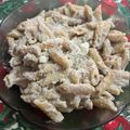 El cooksnap de Eduardo Agudo Alba cuando hizo 629. Pennes con salsa de cuatro quesos y salsa de trufa (principal pasta).