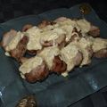 Cooksnap από tahitian στη συνταγή Χοιρινά μενταγιόν με κρεμώδη σάλτσα παρμεζάνας