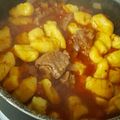 El cooksnap de Romina Garialde cuando hizo Ñoquis de papa.