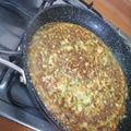 El cooksnap de Carolina Muñoz Fredes cuando hizo Tortilla de porotos verdes con zanahoria.