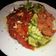 El cooksnap de Zaida TC @alquimiasfood cuando hizo Ensalada de tomate, aguacate y salmón ahumado.