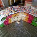 Naza81's cooksnap of when they made Rainbow Tie Dye Cake.