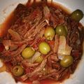 El cooksnap de cordon castro cuando hizo Ropa Vieja.