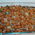 dutchbatman's cooksnap of when they made Tator Tot hotdish for ONE! (Unless you want to share).