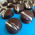 El cooksnap de Rocio Ojeda cuando hizo Conitos de dulce de leche bañados en chocolate.