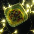 Areeba Muhammed's cooksnap of when they made Rainbow Custard😃😃.