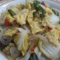 Cooksnap dari Alhiyah untuk resep Tumis Sawi Putih Orak Arik Telur