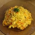 El cooksnap de Abi. S cuando hizo Arroz con mejillones y curry.