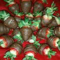 getzer's cooksnap of when they made Chocolate Covered Strawberries.