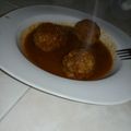 El cooksnap de Fernanda Castro cuando hizo Albóndigas al Chipotle a la Sonorense.