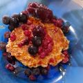 El cooksnap de Valeria P cuando hizo Pancakes de avena con granola y nueces.