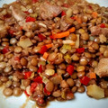 El cooksnap de Javier Roblero cuando hizo Guiso de lentejas.