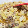 Cooksnap dari Niken Soemjar untuk resep Tumis buncis tahu dan daging sapi giling