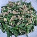 Cooksnap Zarafafiis ❣️🌹 semasa beliau membuat Kacang buncis tumis telur.