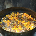 El cooksnap de Fabián Becerra cuando hizo Locro criollo al disco.
