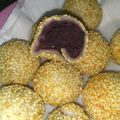 Cooksnap dari Dapur Rachma untuk resep Onde onde isi ubi ungu