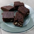 El cooksnap de Lu Baez cuando hizo Brownie sin manteca sin huevo.