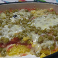 El cooksnap de Fer Cordon cuando hizo Cuadrados de polenta al horno con salsa  de tomate y arvejas.