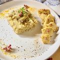 il Paola Catalano quando ha preparato Quinoa carciofi,zafferano e porri
