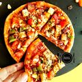 Flora's Kitchen's cooksnap of when they made તંદૂરી પનીર ટિક્કા પીઝા (Tandoori Paneer Tikka Pizza Recipe In Gujarati).