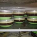 Cooksnap dari irawati ampel untuk resep PUDING LUMUT versi Full Lumut | Rasa Pandan, Coklat dan Butter