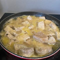 El cooksnap de Ana Pernas cuando hizo Atún en salsa de vino manzanilla.