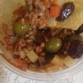 El cooksnap de Ely Rivera cuando hizo Picadillo de carne de soya.