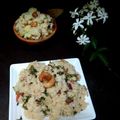 Sheela Biswas 's cooksnap of when they made দালিয়া পোলাও (dalia pulao recipe in Bengali).