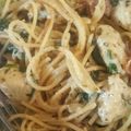 Kelli Putnam's cooksnap of when they made Creamy Pesto Bacon Chicken Pasta.