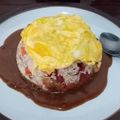El cooksnap de Lali Park cuando hizo Omurice🤔 a mi manera🌰🥕🍳🍚🥓..!.