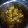 Kirti Mathur का कुकस्नैप जब उन्होंने कद्दू की खट्टी मीठी सब्जी (Kaddu ki khatti mithi Sabzi recipe in Hindi) बनाया था।