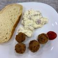cukorborsó Cooksnap-ja, amikor elkészítette a(z) Majonézes virslisaláta receptet.